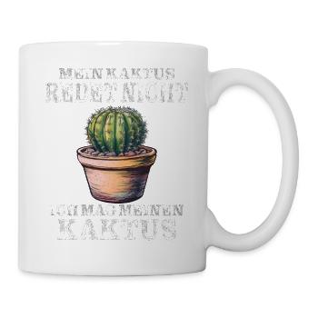 MON CACTUS NE PARLE PAS - Mug blanc - blanc - Droite