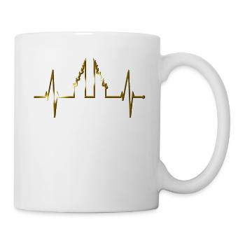 Bali Herzschlag Himmelstor Indonesien Liebe Bali - Tasse - Weiß - Rechts