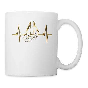 Bali Herzschlag Himmelstor Indonesien Liebe Bali - Tasse - Weiß - Rechts