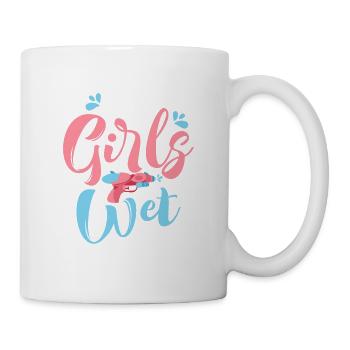 I Get Girls Wet Water Fun Summer Squirt Gun - Mug - white - Right
