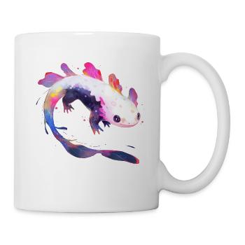 Axolotl - Tasse - Weiß - Rechts
