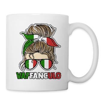 Italien Italiener Vaffanculo - Tasse - Weiß - Rechts