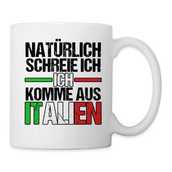 Italie Vaffanculo italien - Mug blanc - blanc - Droite