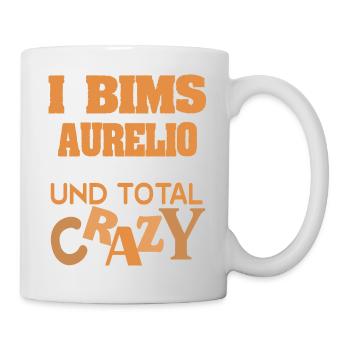 Vorname Aurelio - Tasse - Weiß - Rechts