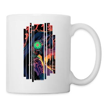 Femme loup-garou Géométrique - Mug blanc - blanc - Droite