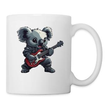 Heavy Metal Koala Rocker with Guitar - Mug - white - Right