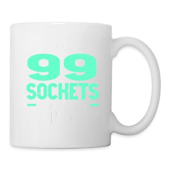 Mécanicien J’ai 99 douilles mais un 10mm n’en est pas un - Mug blanc - blanc - Droite