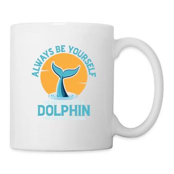 You Can Be A Dolphin Beach Vacation Marine Biology - Mug - white - Right