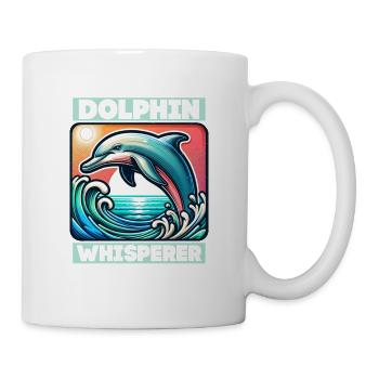 Dolphin Whisperer Beach Vacation Marine Biology - Mug - white - Right