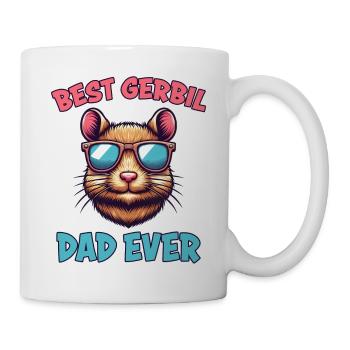 Gerbil Saying Gerbil Dad Funny Gerbil Gift - Mug - white - Right