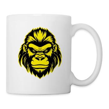 Logo du gorille - Mug blanc - blanc - Droite