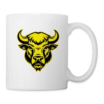 Bull Animal Portrait Animal Taurus - Mug - white - Right