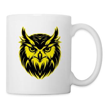 Owl Animal Portrait - Mug - white - Right