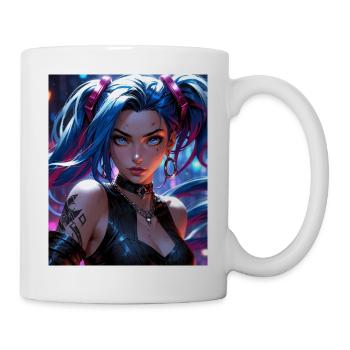 Anime-Mädchen - Tasse - Weiß - Rechts
