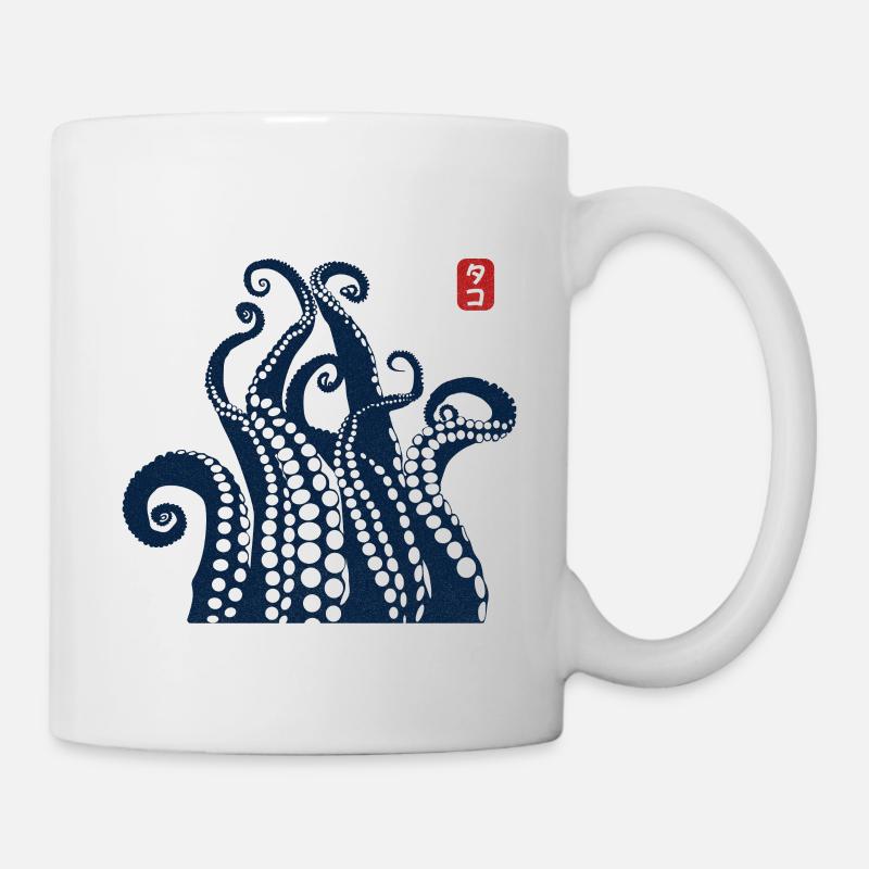 Tentacules de pieuvre - Mug blanc - blanc