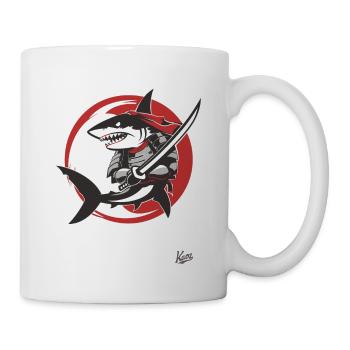 Requin Katana samouraï - Mug blanc - blanc - Droite