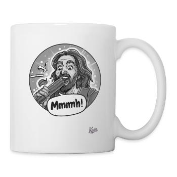 Les légumes mangent le légume Jésus - Mug blanc - blanc - Droite