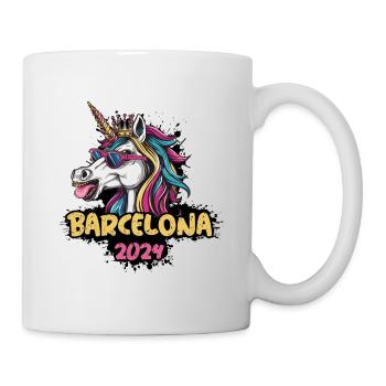 Licorne de Barcelone 2024 - Mug blanc - blanc - Droite