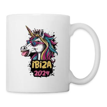 Ibiza 2024 Einhorn - Tasse - Weiß - Rechts
