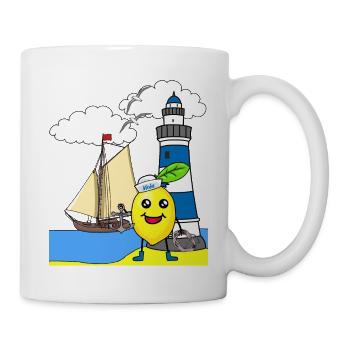 marin citron aigre marins marins marins - Mug blanc - blanc - Droite