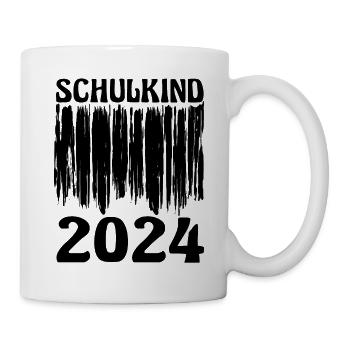 1. Klasse Schulkind Schulanfang Einschulung - Tasse - Weiß - Rechts