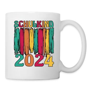 1. Klasse Schulkind Schulanfang Einschulung - Tasse - Weiß - Rechts