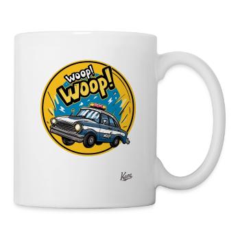 Woop Woop, le bruit de la police - Mug blanc - blanc - Droite