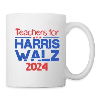 Teacher for Harris Walz 2024 - Mug - white - Right