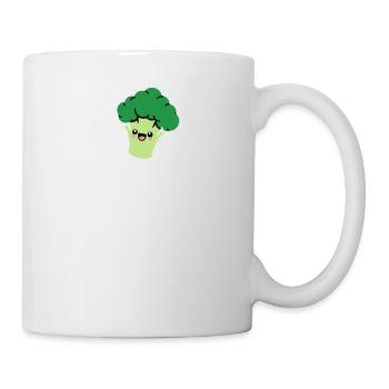 Rythme cardiaque ECG de brocoli - Mug blanc - blanc - Droite