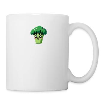 Rythme cardiaque ECG de brocoli - Mug blanc - blanc - Droite