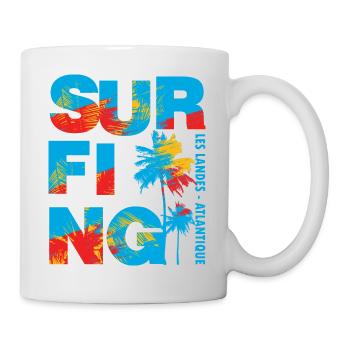 010s SURFING - Mug blanc - blanc - Droite