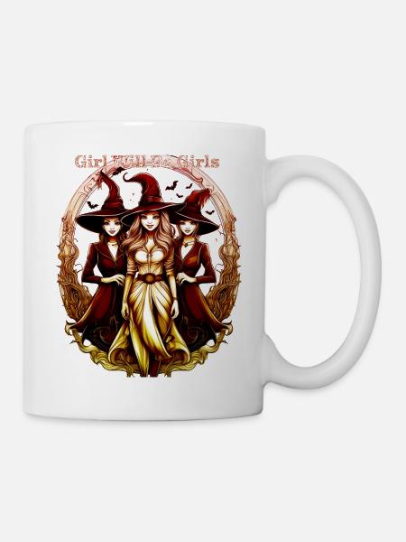 FRAUEN HALLOWEEN Girl Will Be Girls - Tasse - Weiß