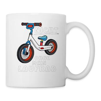 NOT WITHOUT MY BALANCE BIKE - Mug - white - Right