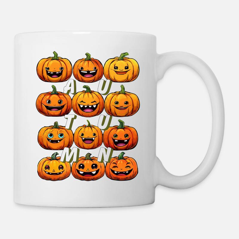 HERBST KÜRBIS - Tasse - Weiß