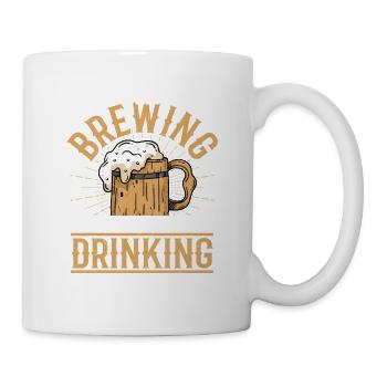 Home Brewing Where Science And Drinking Craft Beer - Mug - white - Right