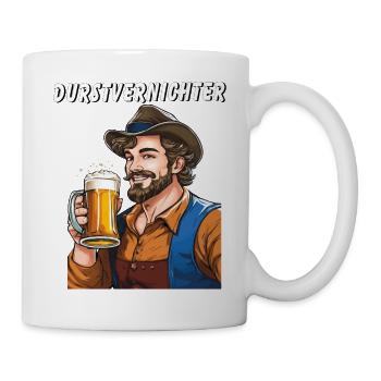 Bière MAN - Mug blanc - blanc - Droite