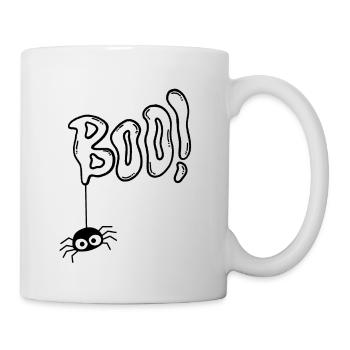 Boo Halloween Spinne - Tasse - Weiß - Rechts