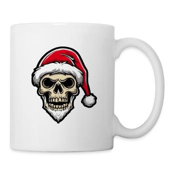 Santa Claus Skull - Mug - white - Right