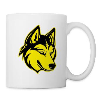 Husky Dog Animal Portrait - Mug - white - Right