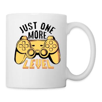Gaming-Controller: Nur noch ein Level mehr - Tasse - Weiß - Rechts