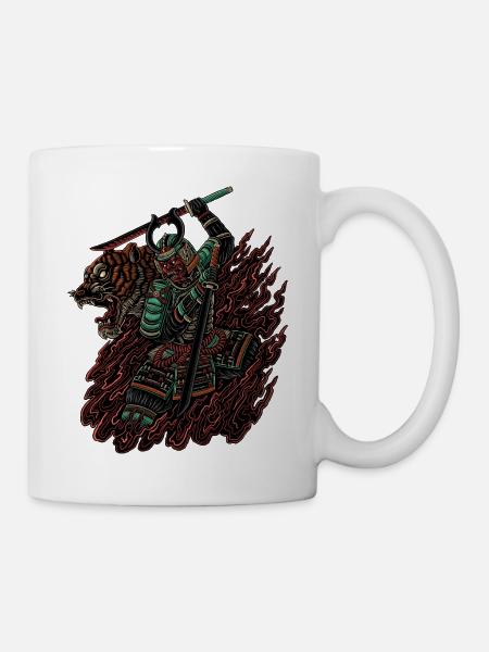 Tiger Ninja | Yōkai series - Mug - white