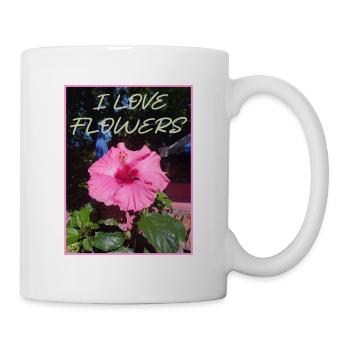 Blume j’aime les fleurs - Mug blanc - blanc - Droite