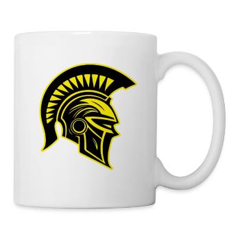 Spartan Helmet Warrior Sparta - Mug - white - Right