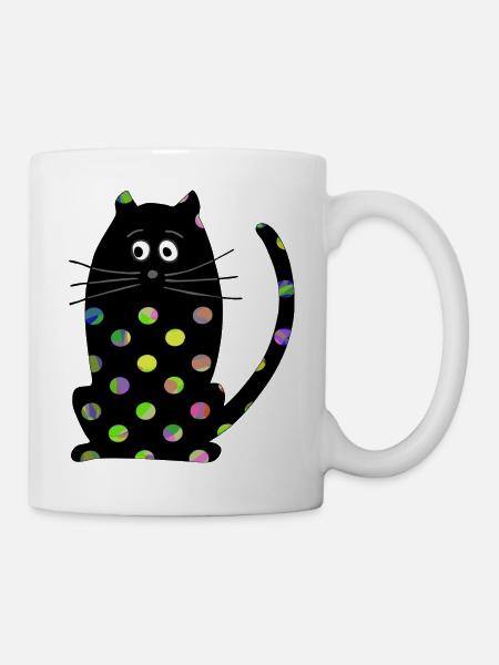 Katze - Tasse - Weiß