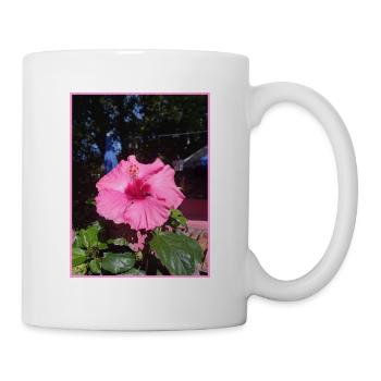 Foto Hibiskus - Tasse - Weiß - Rechts