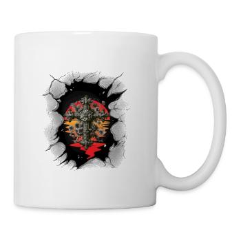 Cross, Crosses, Crucifix, Halloween, Occult, Spiritual - Mug - white - Right