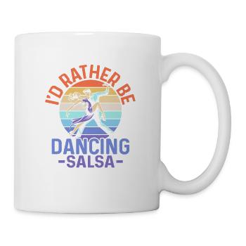 Je préfère danser la salsa salsa danse latin musi - Mug blanc - blanc - Droite
