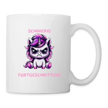Ich Bin Nicht Schwierig Nur Für Fortgeschrittene - Tasse - Weiß - Rechts