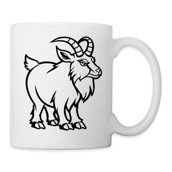 Capricorne - Mug blanc - blanc - Droite