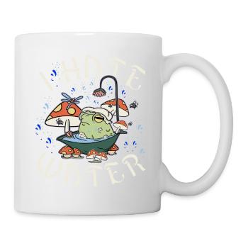 Wasser Spruch - Tasse - Weiß - Rechts